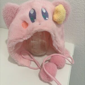 Pink Kirby Character Hat for adult or kids